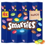 Nestle Smarties Hexatube 4 Pack 